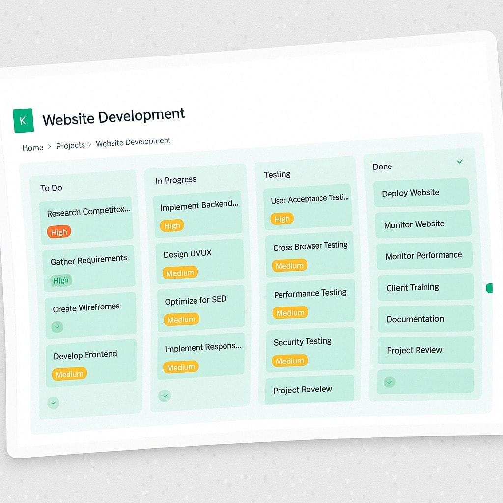 Kanban Dashboard 3