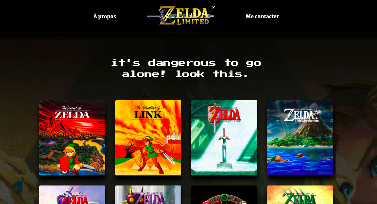 Le projet Zelda