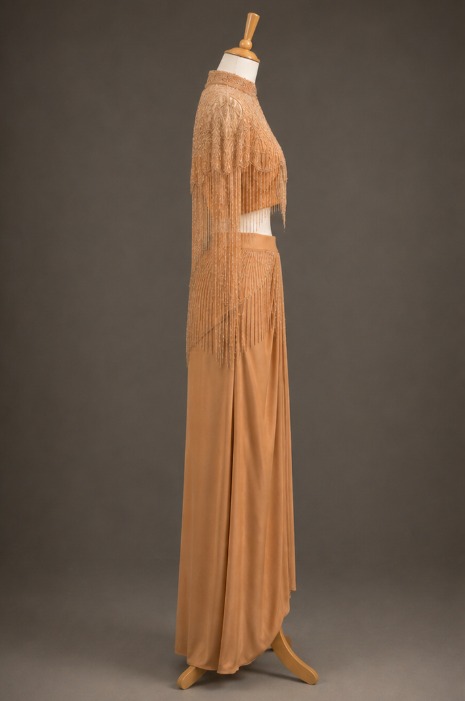 golden dress view 3