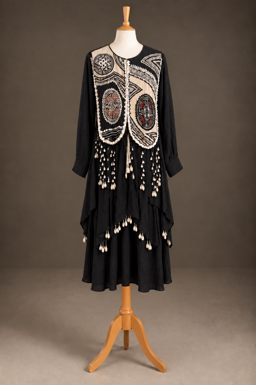 Black Stylish Jacket Dress view 1