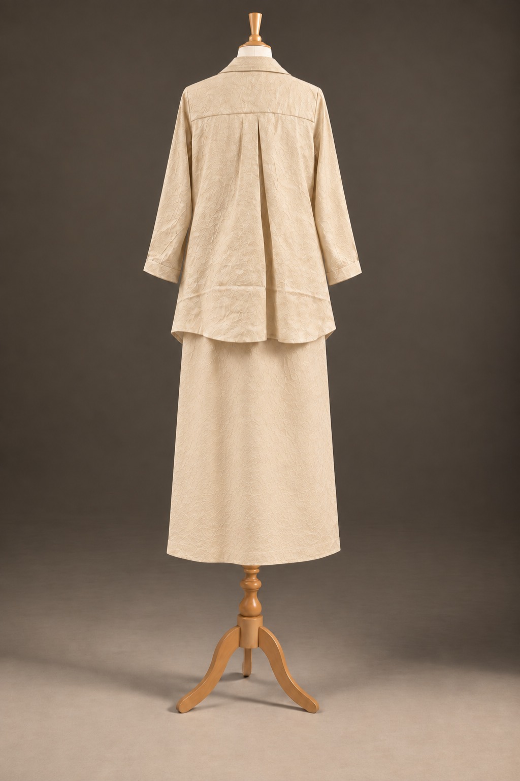 Drape Skirt with Stylish Shirt view 2
