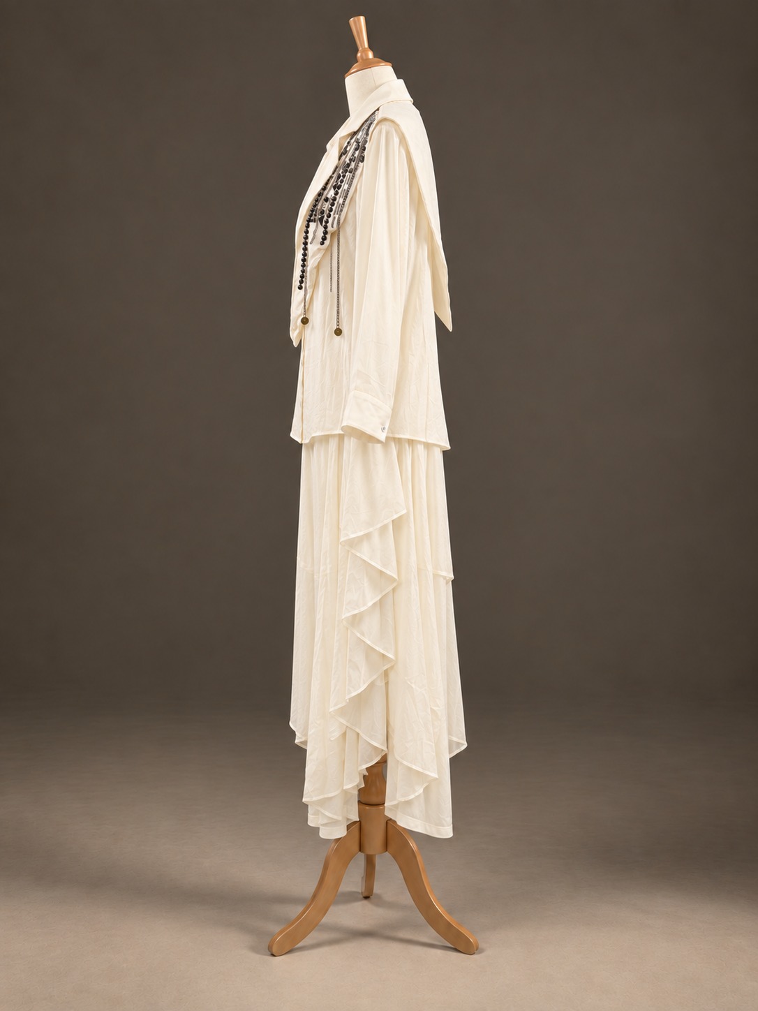 White Co-rd Dress Set view 4