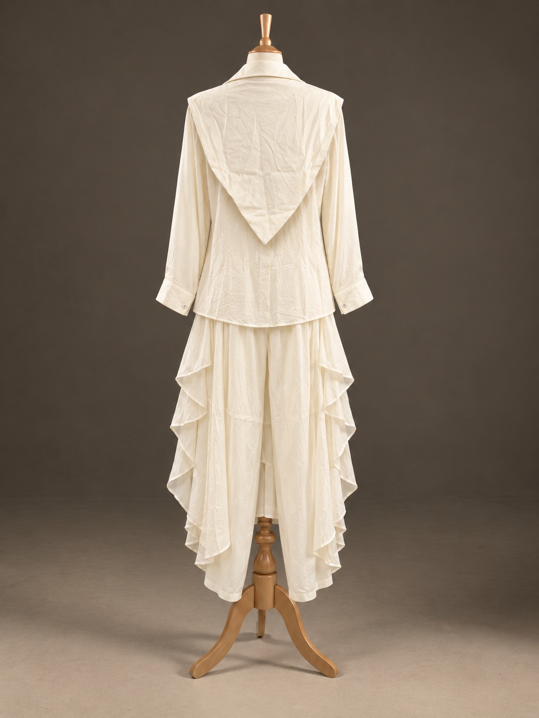 White Co-rd Dress Set view 2