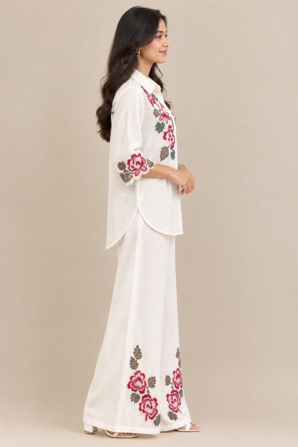 Ivory Bloom Co-ord Set view 3