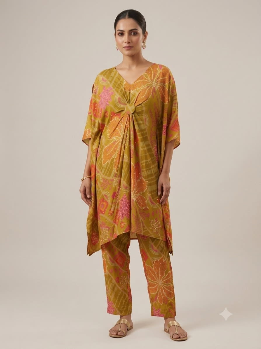 Marigold Muse Draped Set view 1
