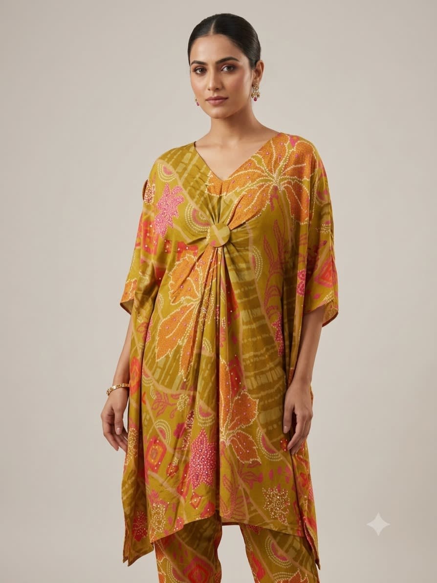 Marigold Muse Draped Set view 2