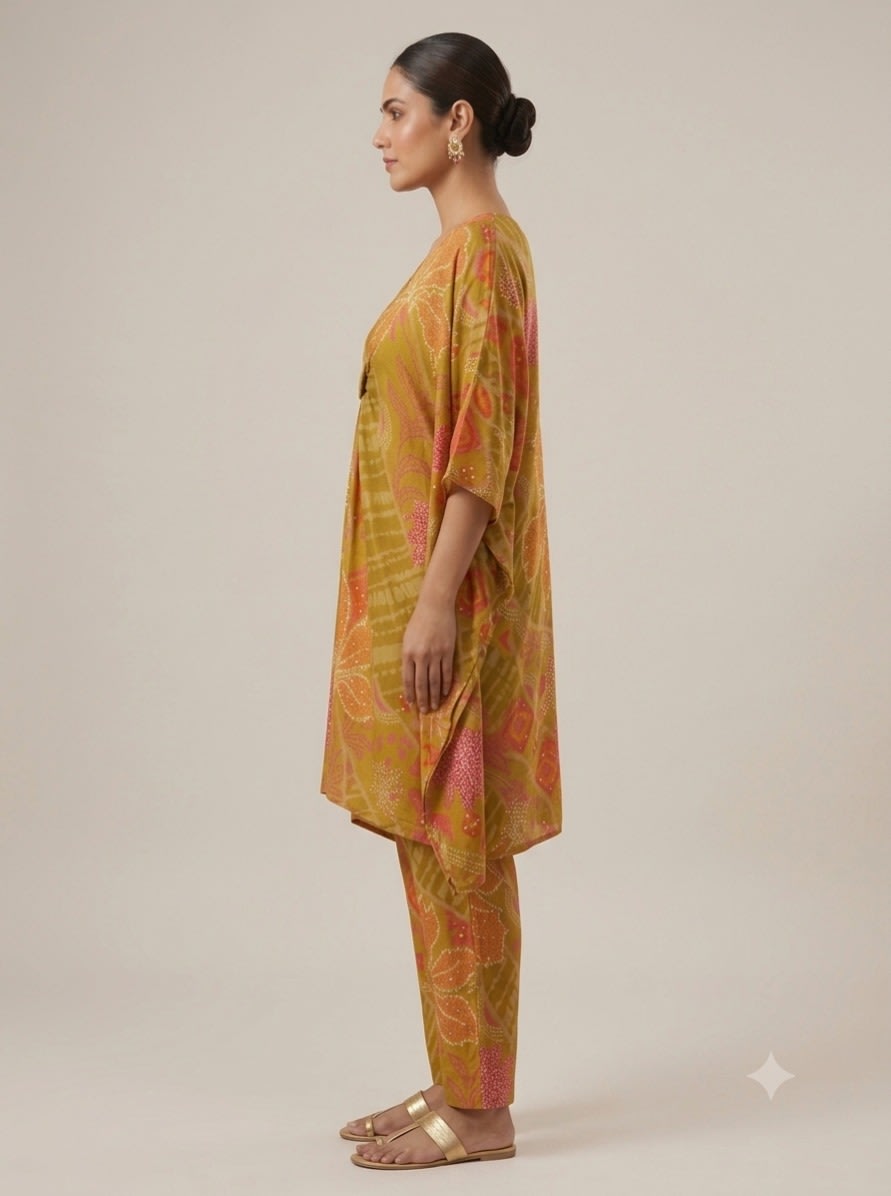 Marigold Muse Draped Set view 3