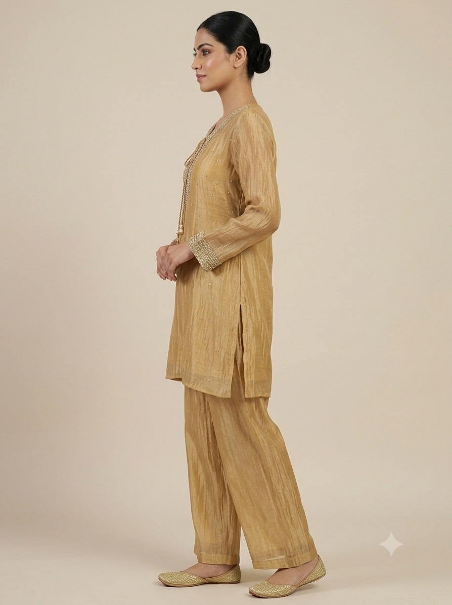 Golden Sand Embellished Set view 3