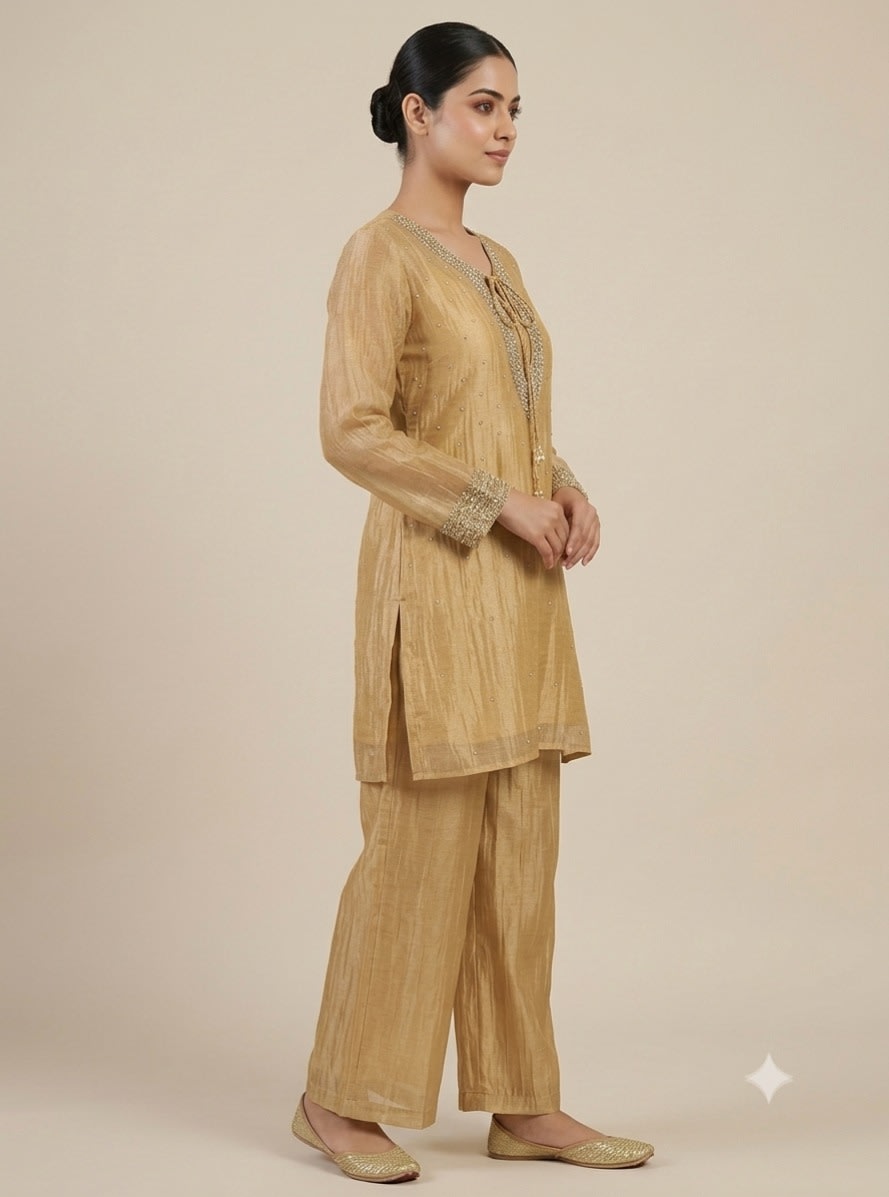 Golden Sand Embellished Set view 4