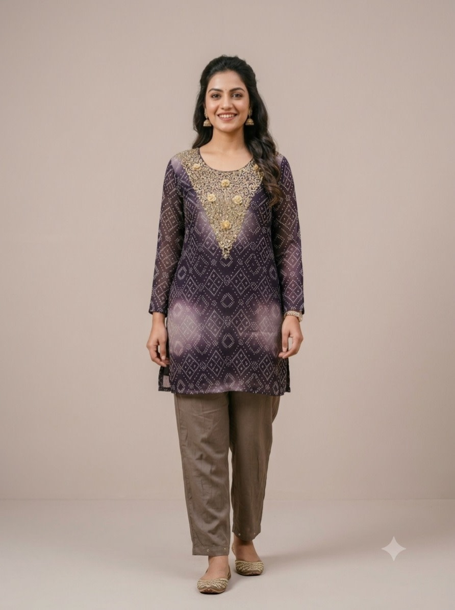 Aubergine Diamond Set view 1