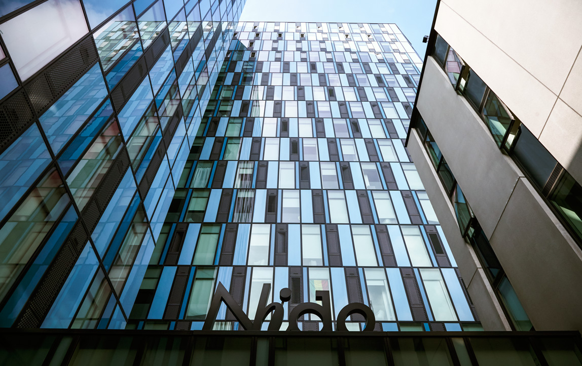 Exterior of Nido Student Accommodation, Kings Cross London