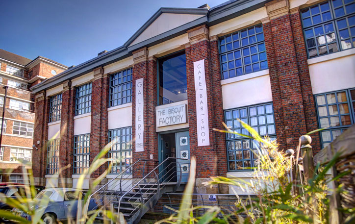 Exterior of The Biscuit Factory, Newcastle