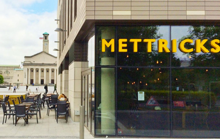 Exterior of Mettrick's Coffee, High Street Southampton