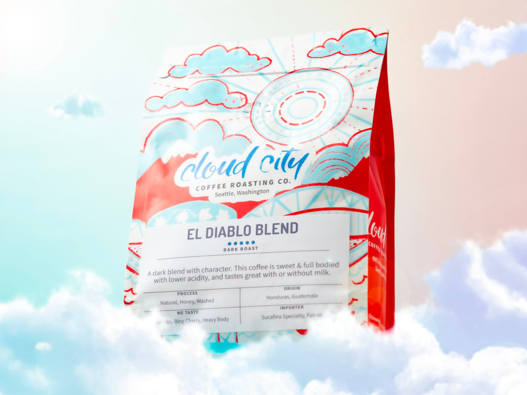 Cloud City Coffee El Diablo Blend Floating Sky Product