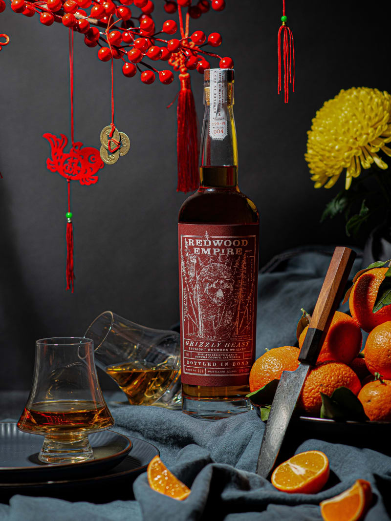 Redwood Empire Whiskey Chinese New Year Still Life