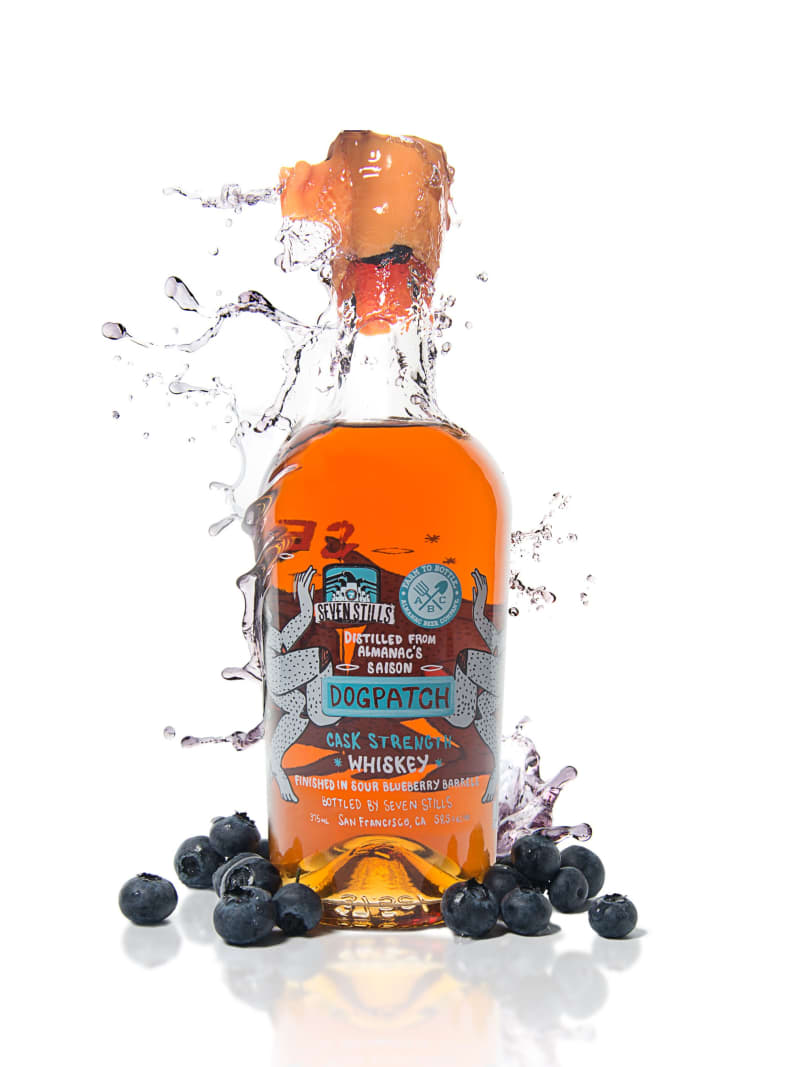 Seven Stills Dogpatch Whiskey Blueberry Water Splash
