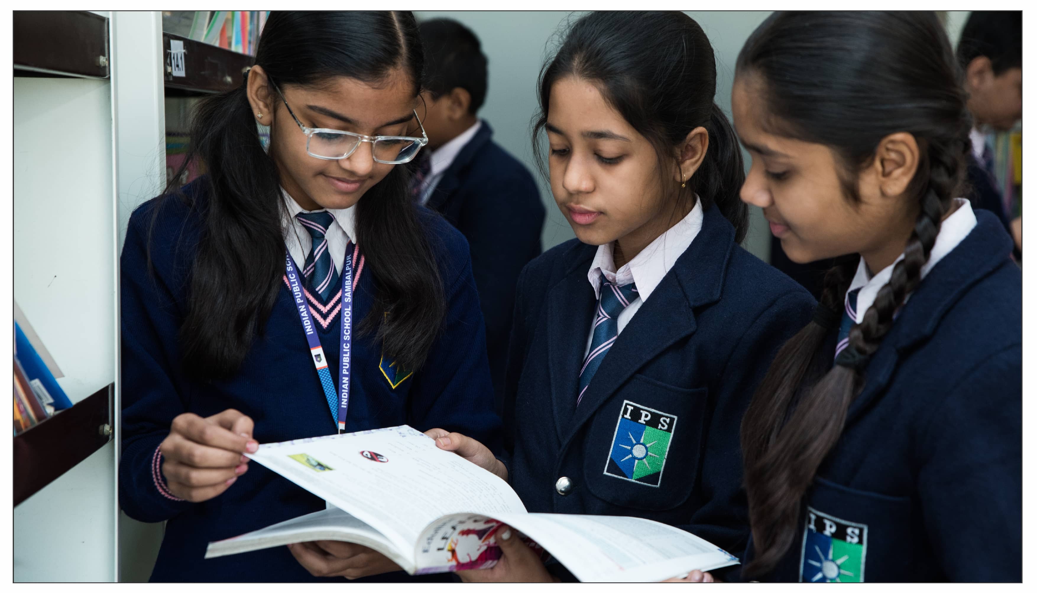 Students collaborating and studying
