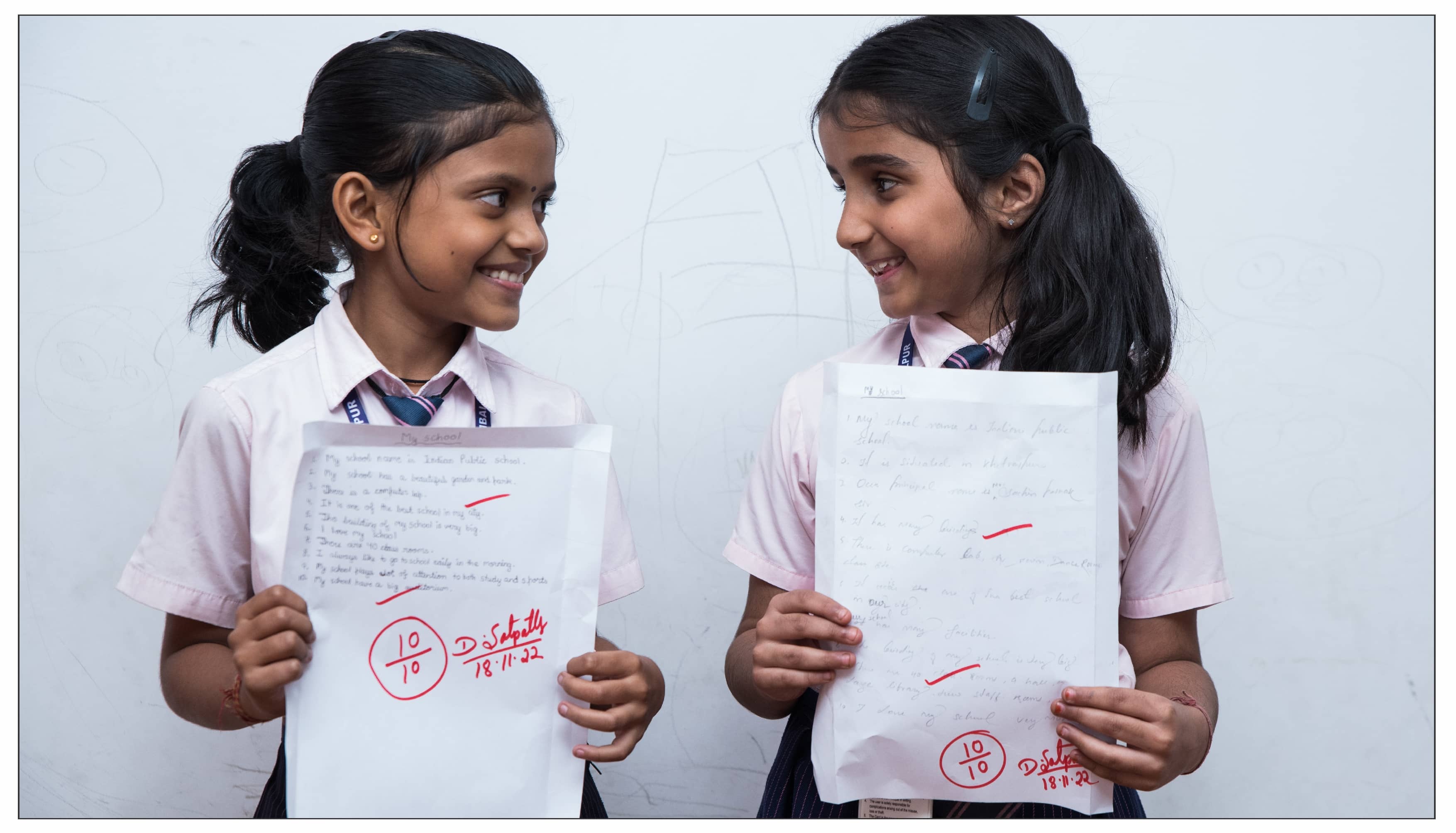 Students learning together in a classroom