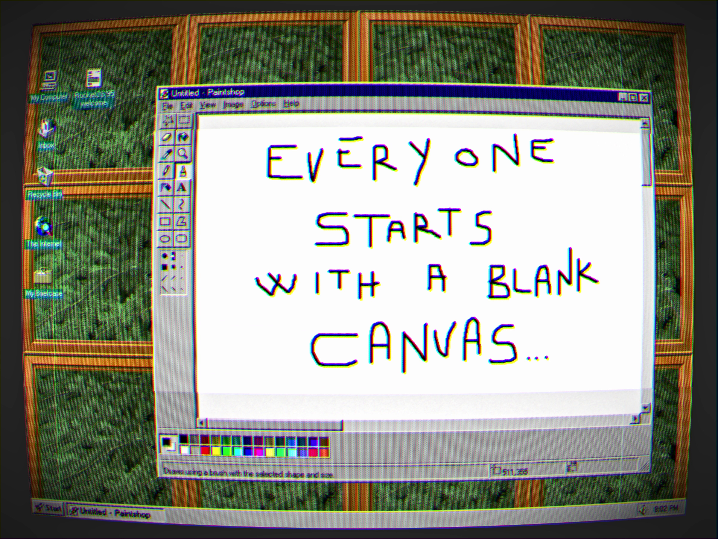 Everyone Starts With A Blank Canvas by ebo kubik Collection