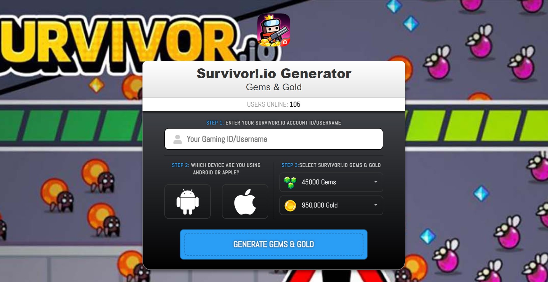 Survivor.io  All Working Codes (Free Equipment, Gems, Gold, and