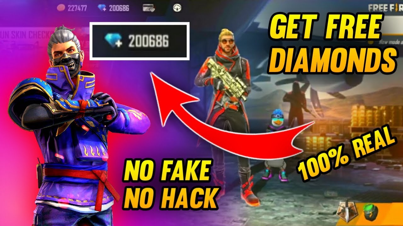 How to get Free Fire free diamonds! No payment required