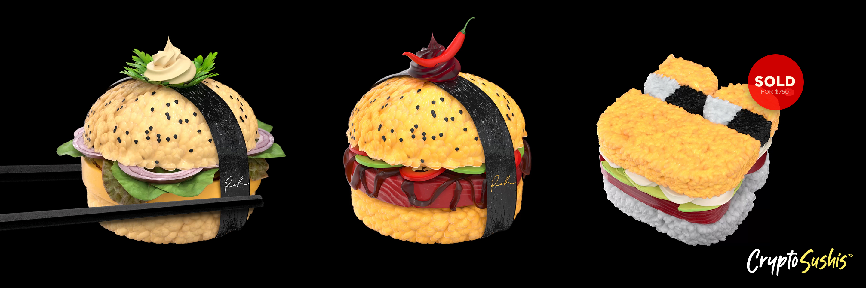 CryptoSushis - Sushi Burger Final Drop