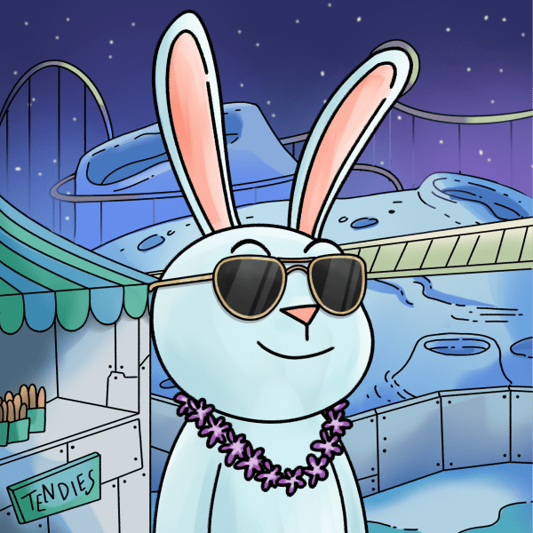 BARRY THE BUNNY is the wildcard of the crew! Barry’s a hilarious prankster, he’s always craving carrot cake, and he’s an absolute beast on the drums!