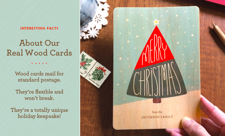 Interesting Facts About Our Real Wood Cards