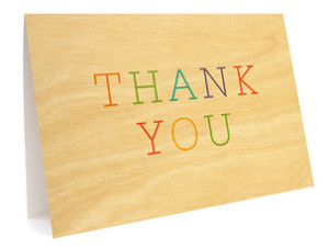 Pride Folded Thank You Card