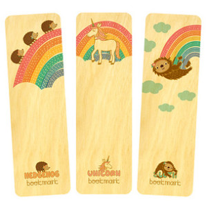 Rainbow Critters Bookmark Set