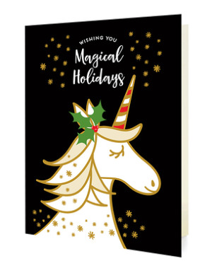 Magical Unicorn Black