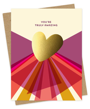 Gold Heart Amazing