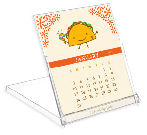2021 Fun Food Desk Calendar