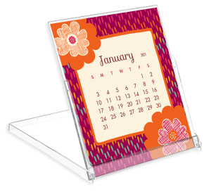2021 Flora Fauna Desk Calendar
