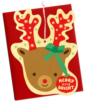 Bright Reindeer Ornament