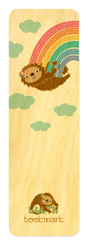 Rainbow Sloth • Bookmark