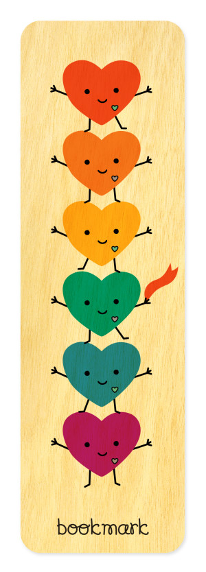 Happy Hearts • Bookmark