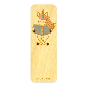 Reading Unicorn • Mini Bookmark
