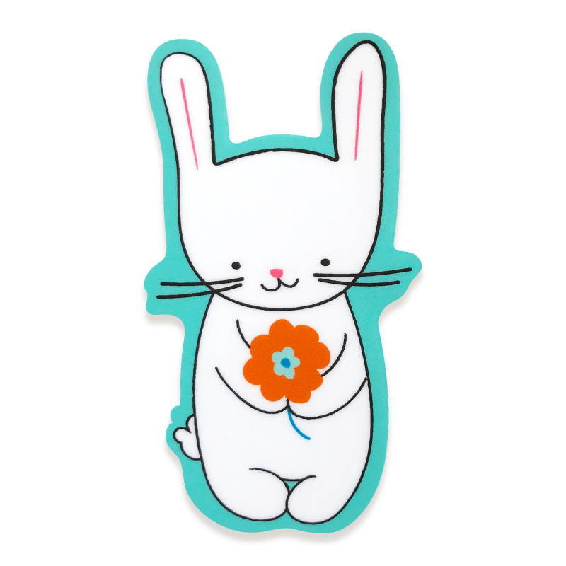 Easter Bunny ‹ NEW! Sticker Cards ‹ Cards « Night Owl Paper Goods