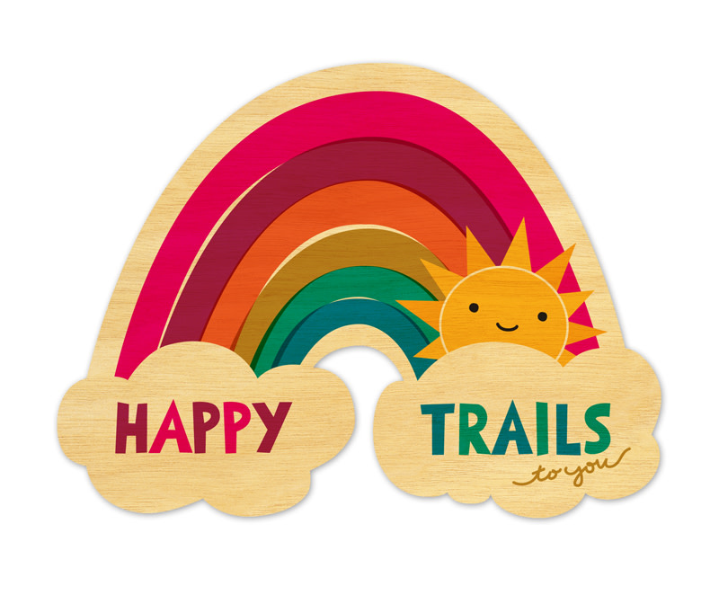 Happy Trails ‹ Congratulations ‹ Cards Night Owl Paper Goods — Stationery And Wood Ts 