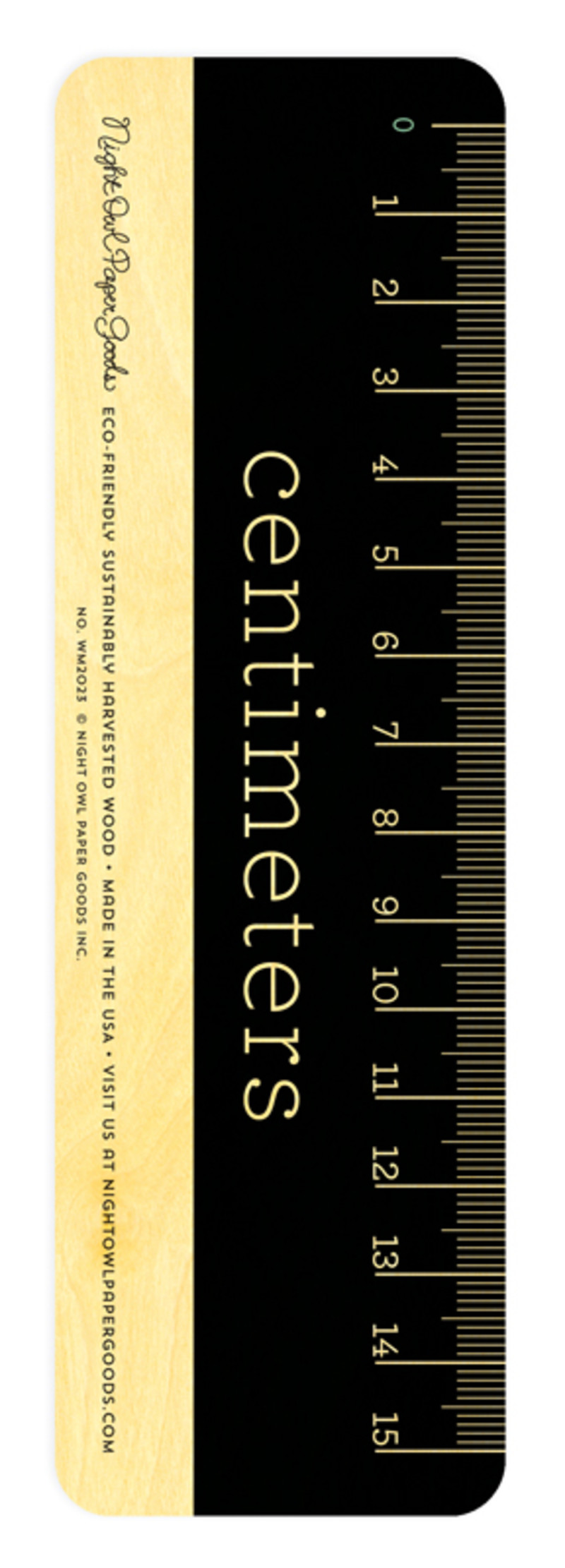 Big Numbers • Ruler ‹ Bookmarks/Rulers ‹ Gifts « Night Owl Paper Goods