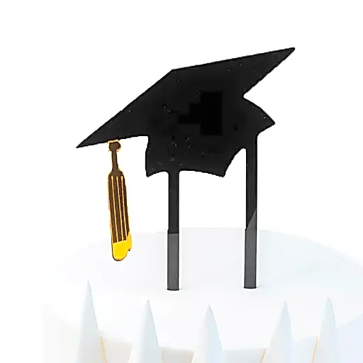 Origami themed Graduation Cake view 2