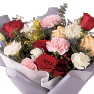 gifts for women mubkhara  with flowers 2 view 2