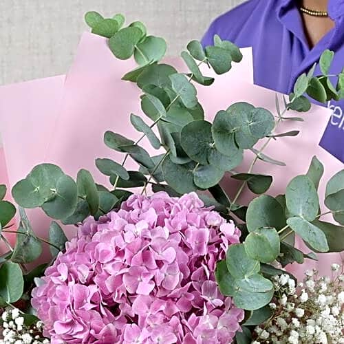 Hydrangea Happiness Bouquet view 2