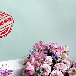 Ahmed Al Maghribi Lavender Kiss Flowers Gift Box view 2