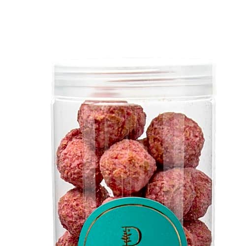 Pre Packed Dragee Hazelnut Feuilletine Raspberry 300gm view 4