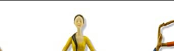 Modern Dream Girl Figurine Yoga Statue Resin Home Decoration view 2
