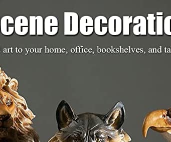 Eagle Lion Tiger Wolf Resin Statue Decoration view 2