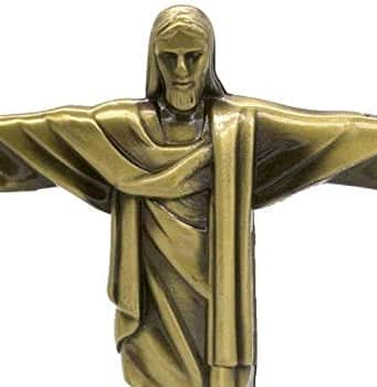 Zahab Metal Statue Jesus view 2
