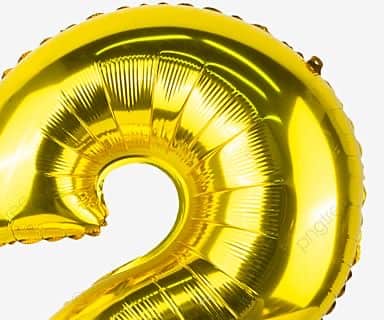 golden balloon 2. view 2